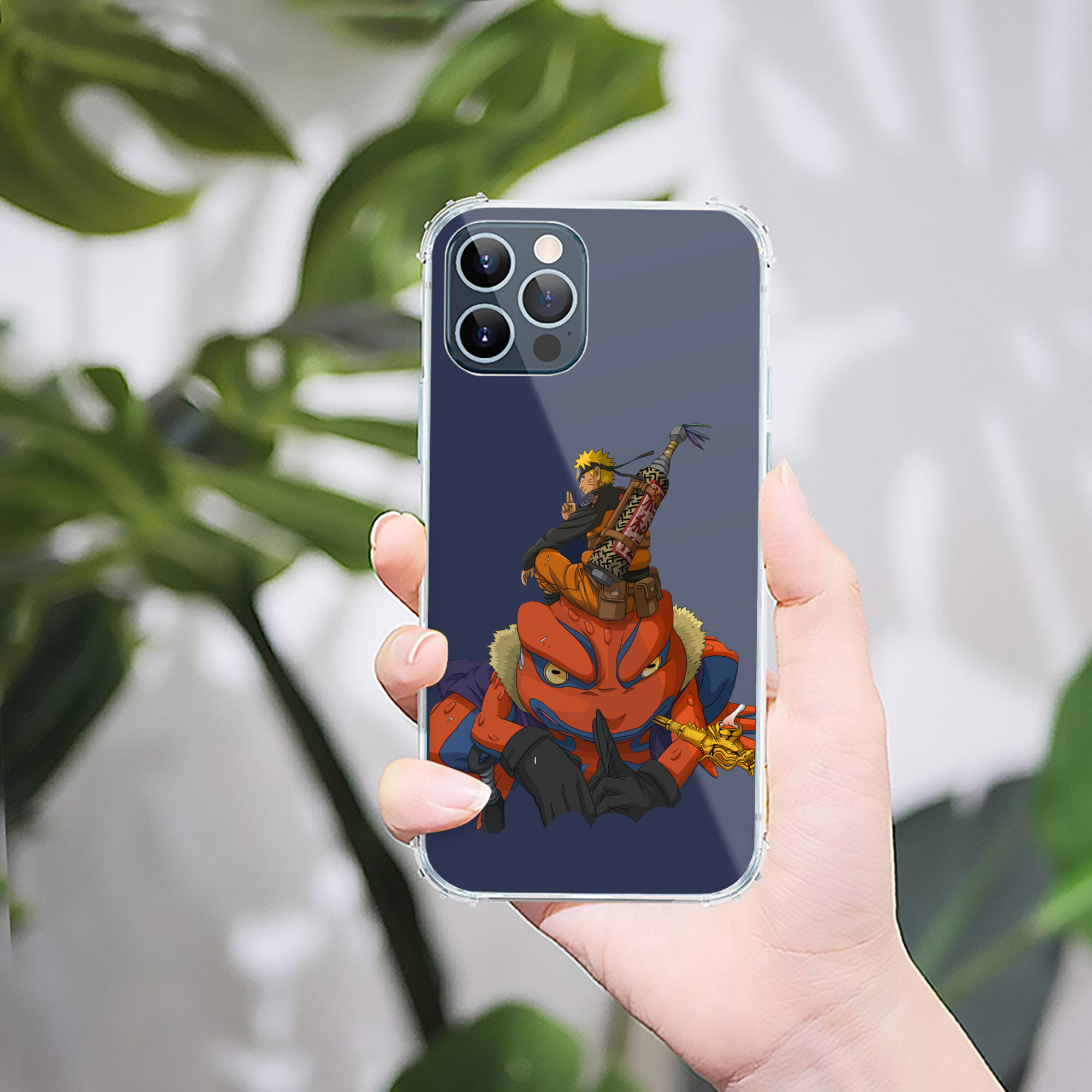 （画像用） NARUTO -ナルト- うずまき ナルト Uzumaki Naruto 【iPhone 12シリーズ対応】透明スマホケース（クリアソフトケース）